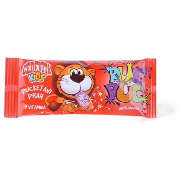 Bombone CEDEVITA kids puc puc jagoda 5g 0