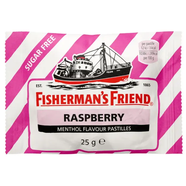 Bombone FISHERMAN'S FRIEND malina 25g 0
