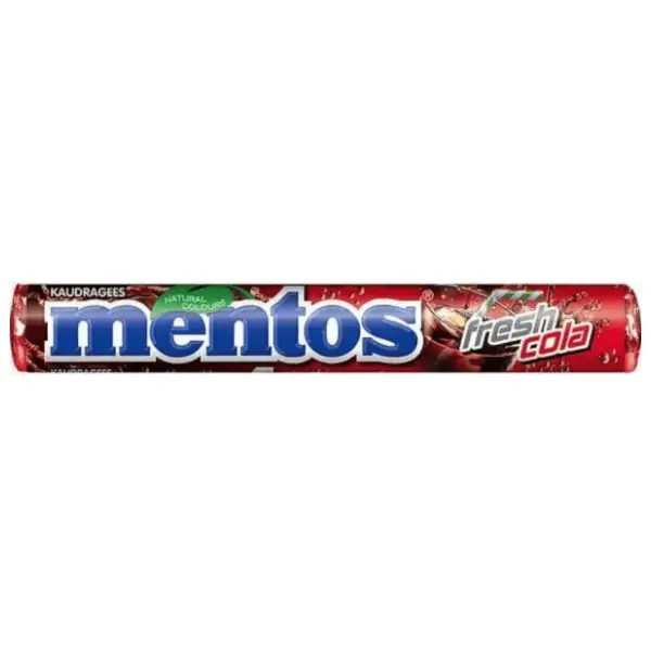 Bombone MENTOS fresh cola 37,5g 0
