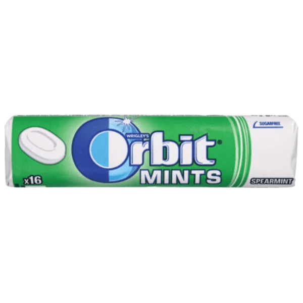 Bombone ORBIT spearmint mint 16kom 0