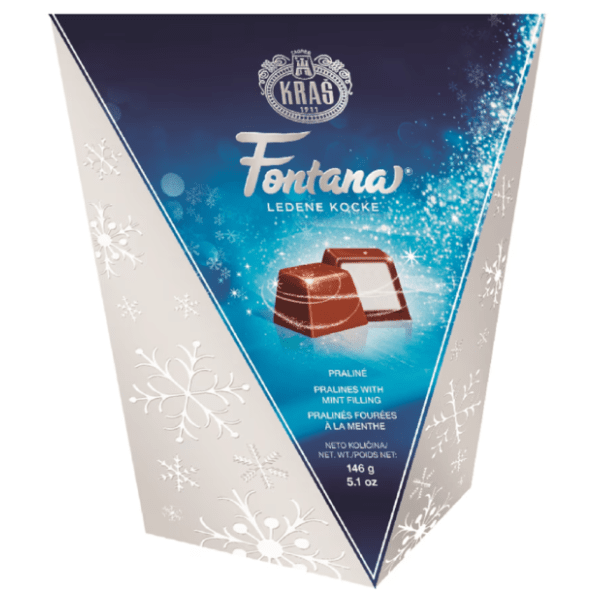 Bombonjera KRAŠ Fontana ledene kocke 146g 0
