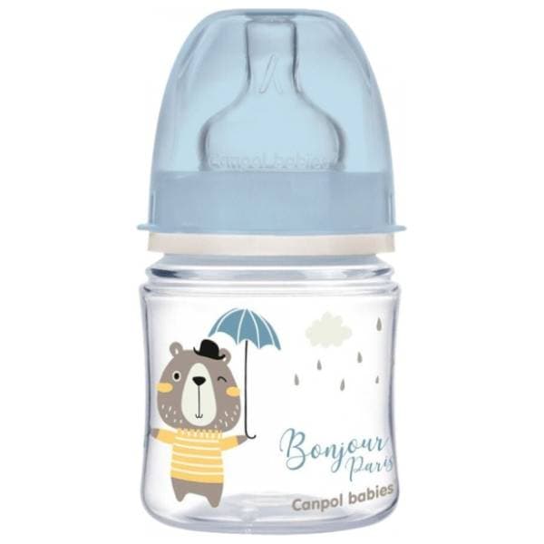 CANPOL BABIES Bonjour Paris flašica 120ml plava 0