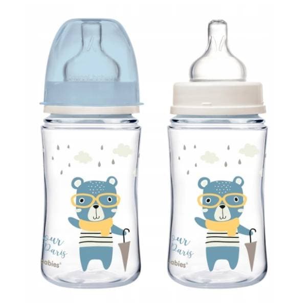 CANPOL BABIES Bonjour Paris flašica 240ml plava 1
