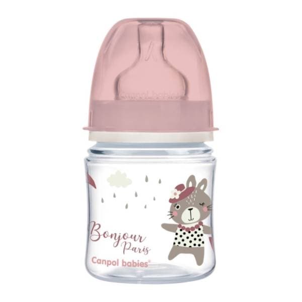 CANPOL Bonjour Paris flašica 120ml roze 0