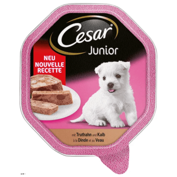 CESAR Junior hrana za pse ćurka teletina 150g 0