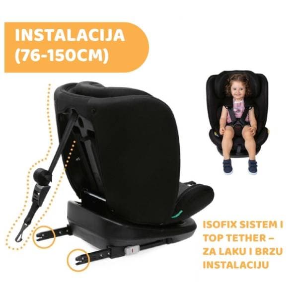CHICCO auto sedište MOKITA i-Size (76-150) Crna 1