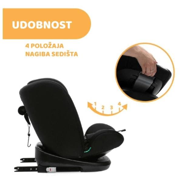 CHICCO auto sedište MOKITA i-Size (76-150) Crna 2