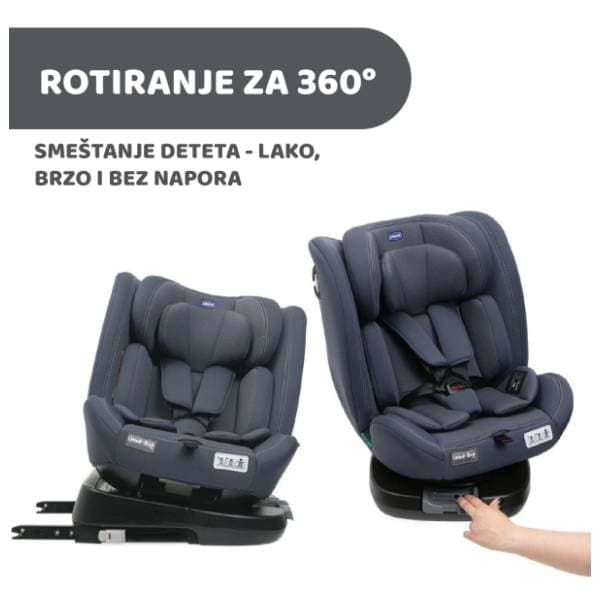 CHICCO auto sedište Unico Evo i-Size (40-150cm) India ink 1