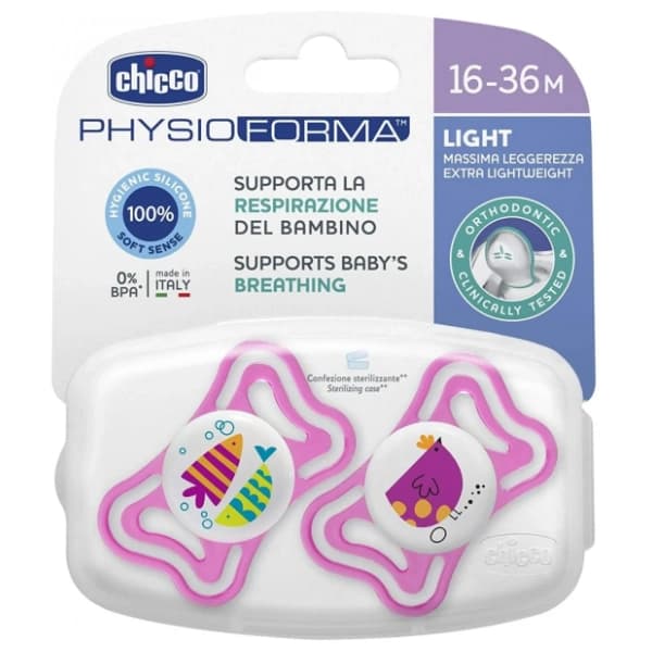 CHICCO laža Light (16-36m) roze 2kom 1