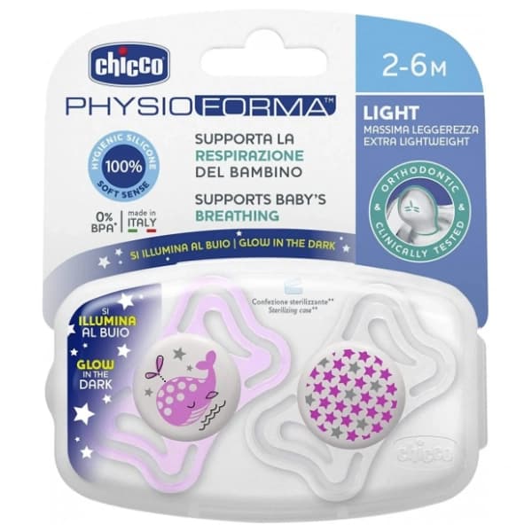 CHICCO laža Light (2-6m) roze 2kom 1