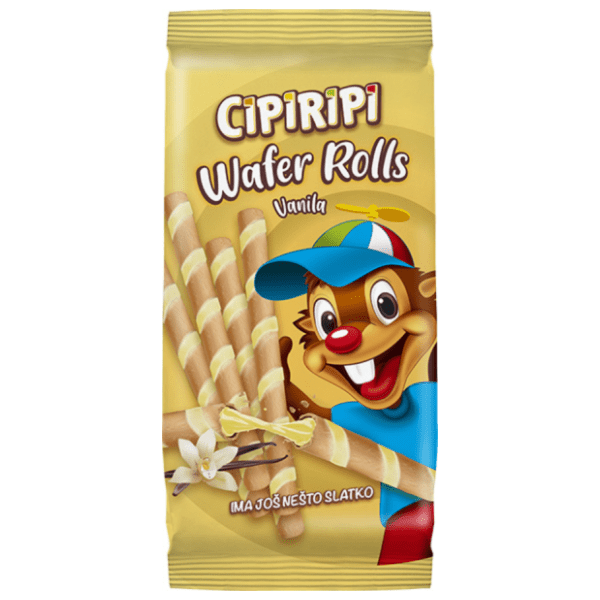 CIPIRIPI wafer rolls vanila 150g 0