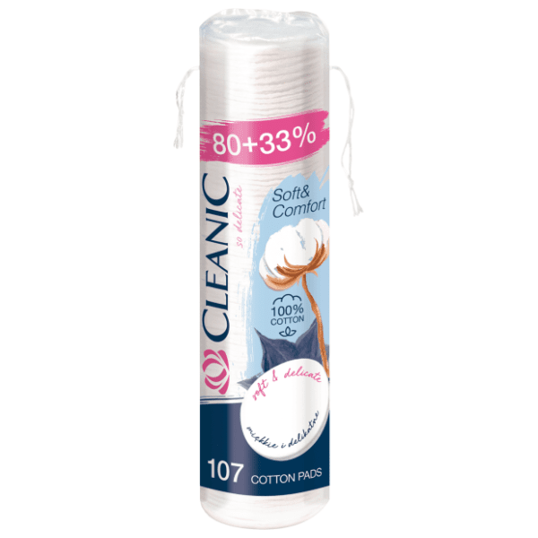 CLEANIC tuferi za lice soft & comfort 107kom 0