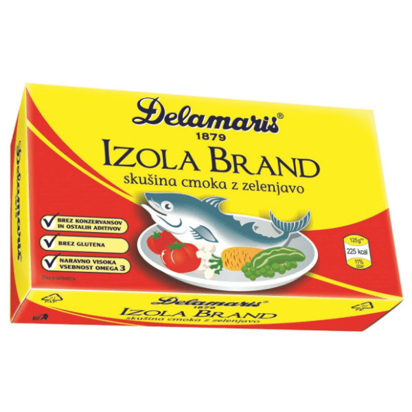 DELAMARIS Izola skuša sa povrćem 125g 0