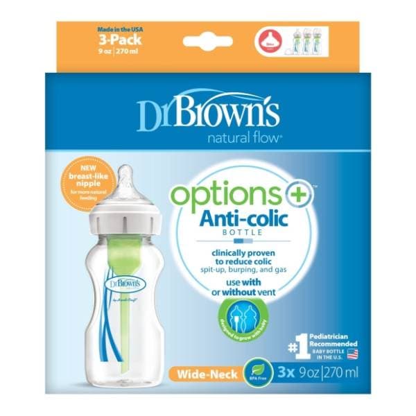 DR. BROWN'S Options+ flašica 270ml 3kom 1