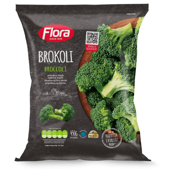 FLORA brokoli 450g 0