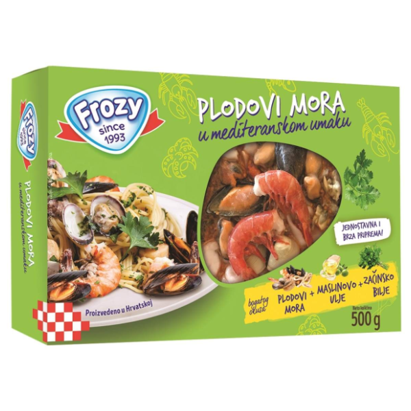 FROZY plodovi mora mediteranski sos 500g 0