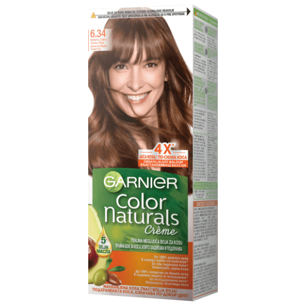 GARNIER Color Naturals farba za kosu 6.34 copper gold 0