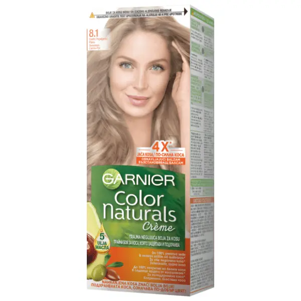 GARNIER Color Naturals farba za kosu 8.1 light ashy blond 0
