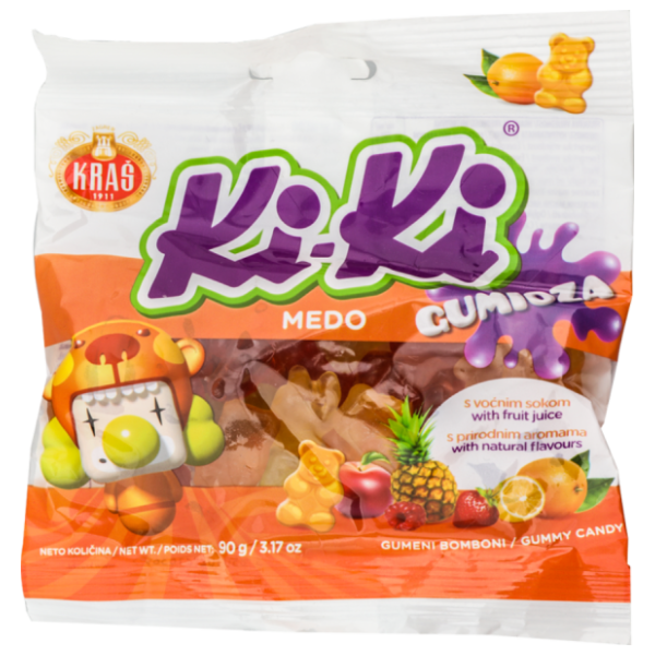 Gumene bombone KRAŠ Kiki meda 90g 0