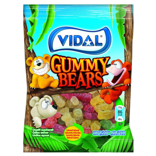 Gumene bombone VIDAL medvedići 100g 0