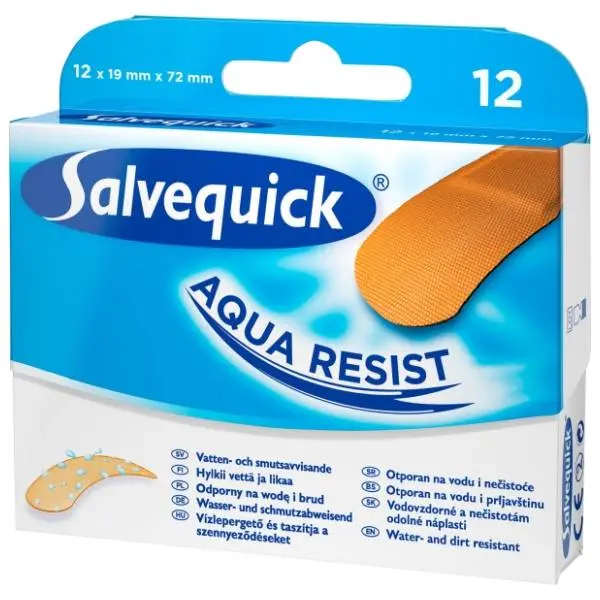 Flaster SALVEQUICK Aqua resist 12kom 0