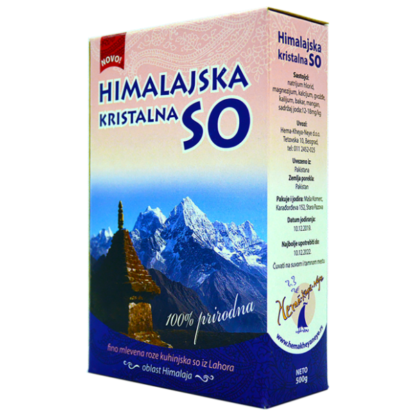 Himalajska so HEMA KHEYA kristalna 500g 0
