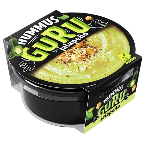 Hummus jalapeno GURU 180g 0