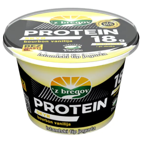 Jogurt skyr Z'BREGOV protein burbon vanila 200g 0