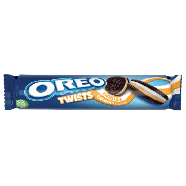 Keks OREO twists vanilla & caramel 157g 0
