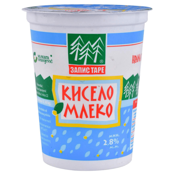 Kiselo mleko ZAPIS TARE 2,8%mm 380g 0