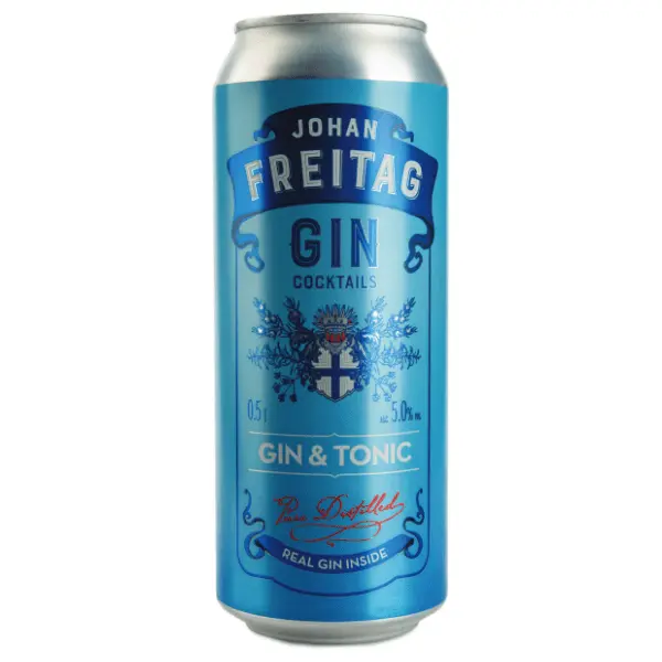 Koktel JOHAN FREITAG Gin&Tonic 5% 500ml 0