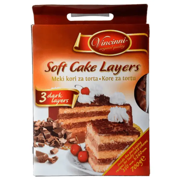 Kore za tortu tamne VINCINNI 700g 0