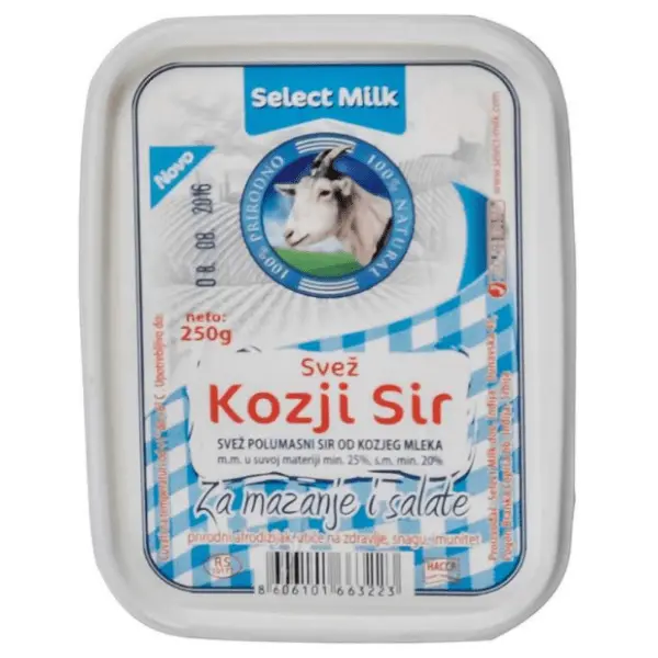 Kozji sir SELECT MILK 250g 0