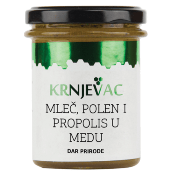 Mleč polen i propolis u medu KRNJEVAC 250g 0