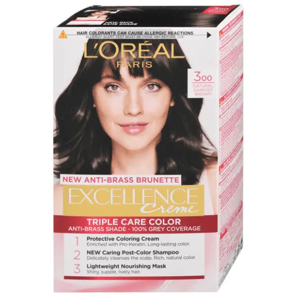 L'OREAL Excellence farba za kosu 300 natural darkest brown 0