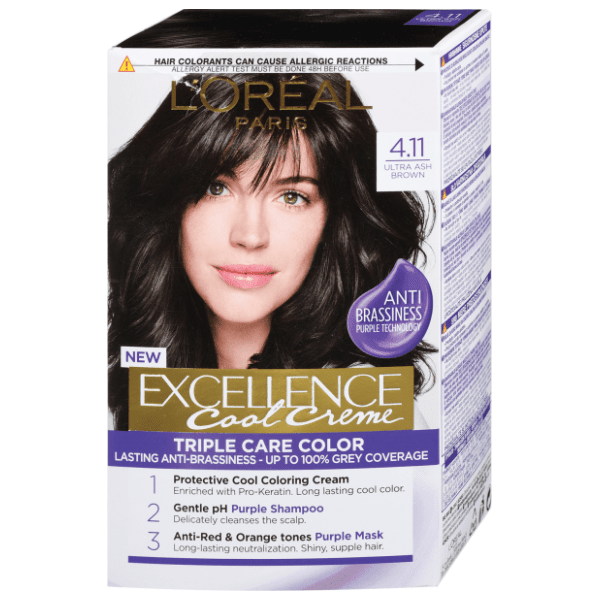L'OREAL Excellence farba za kosu 4.11 ultra ash brown 0