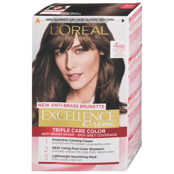 L'OREAL Excellence farba za kosu 400 dark brown 0