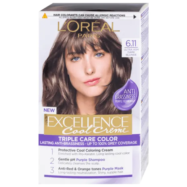 L'OREAL Excellence farba za kosu 6.11 ultra ash dark blonde 0