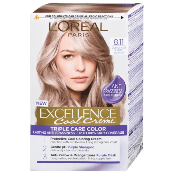 L'OREAL Excellence farba za kosu 8.11 ultra ash light blonde 0