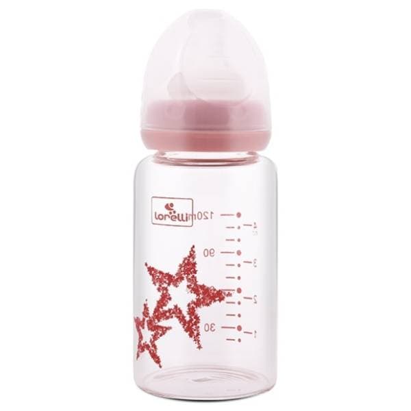LORELLI Anti-colic flašica 120ml roze 0