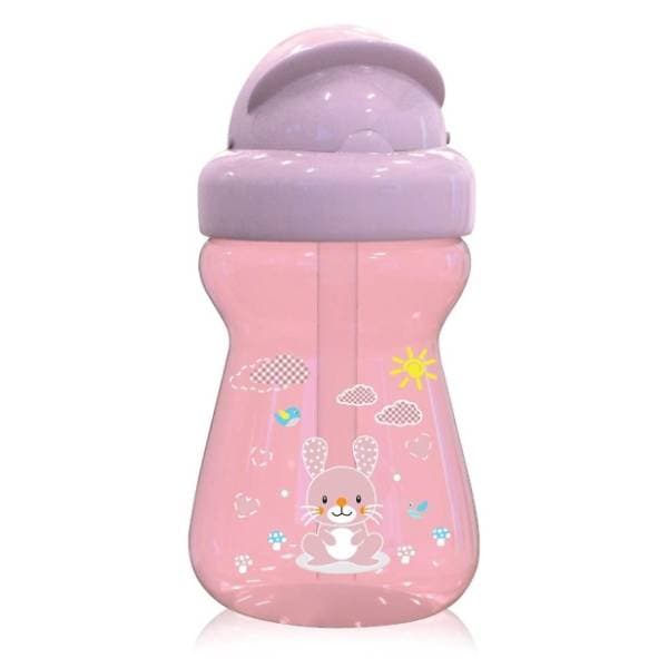 LORELLI Animals flašica sa slamčicom 200ml blush pink 0