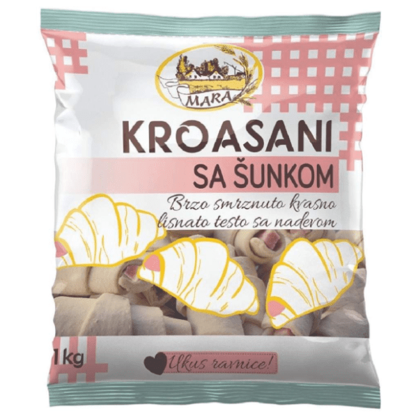 MARA kroasani sa šunkom 1kg 0