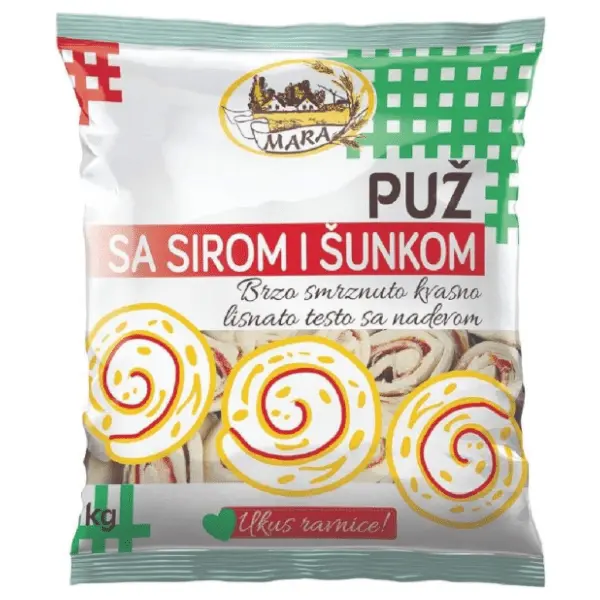 MARA puž sa sirom i šunkom 1kg 0