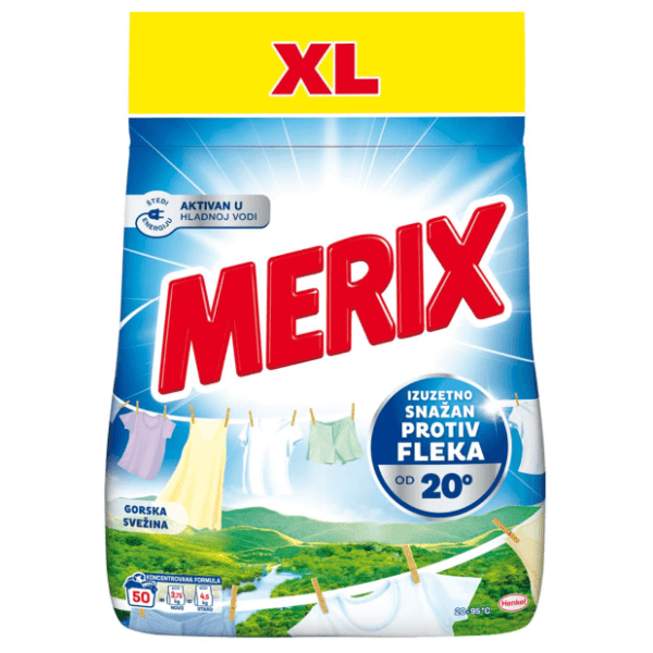 MERIX gorska svežina 50 pranja (3,75kg) 0