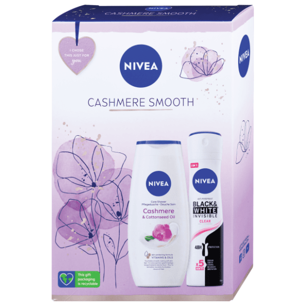 NIVEA set Cashmer Smooth (dezodorans i gel za tuširanje) 0