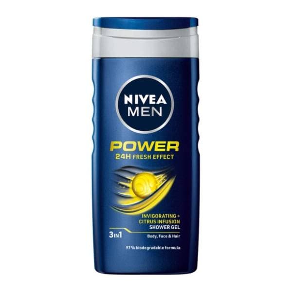 Gel za tusiranje NIVEA Men power fresh 250ml 0