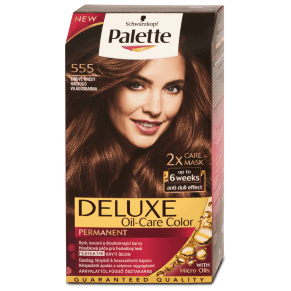 PALETTE Deluxe farba za kosu 555 karamela 0