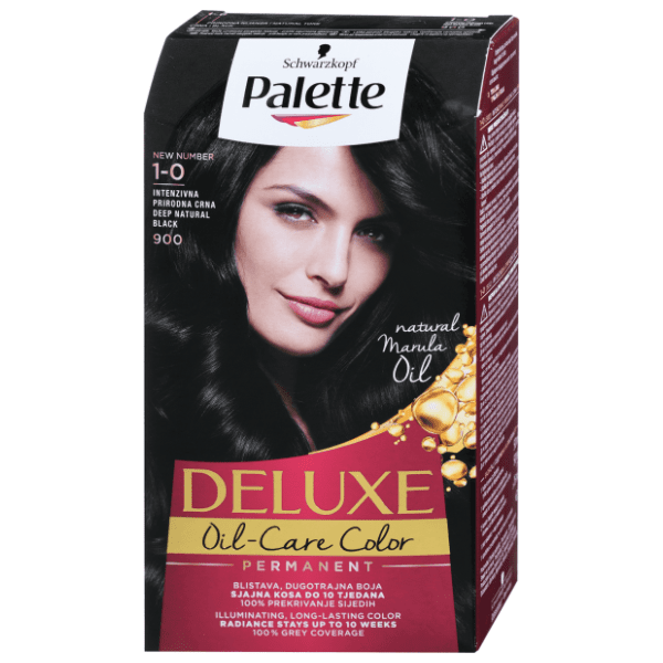 PALETTE Deluxe farba za kosu 1.0 natural black 0