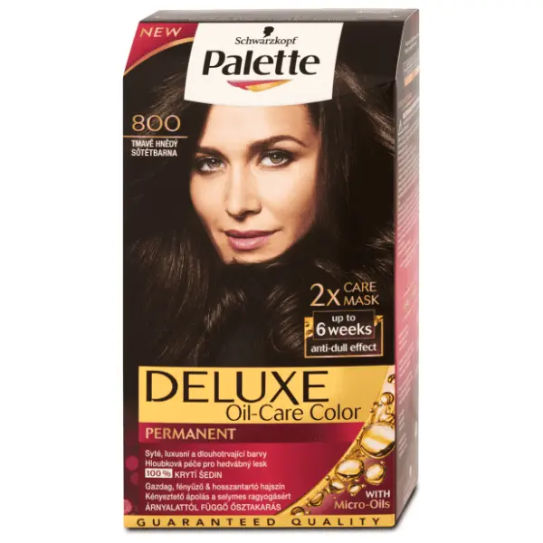 PALETTE Deluxe farba za kosu 800 dark brown 0