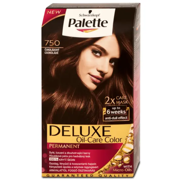 PALETTE Deluxe farba za kosu 750 chocolate brown 0